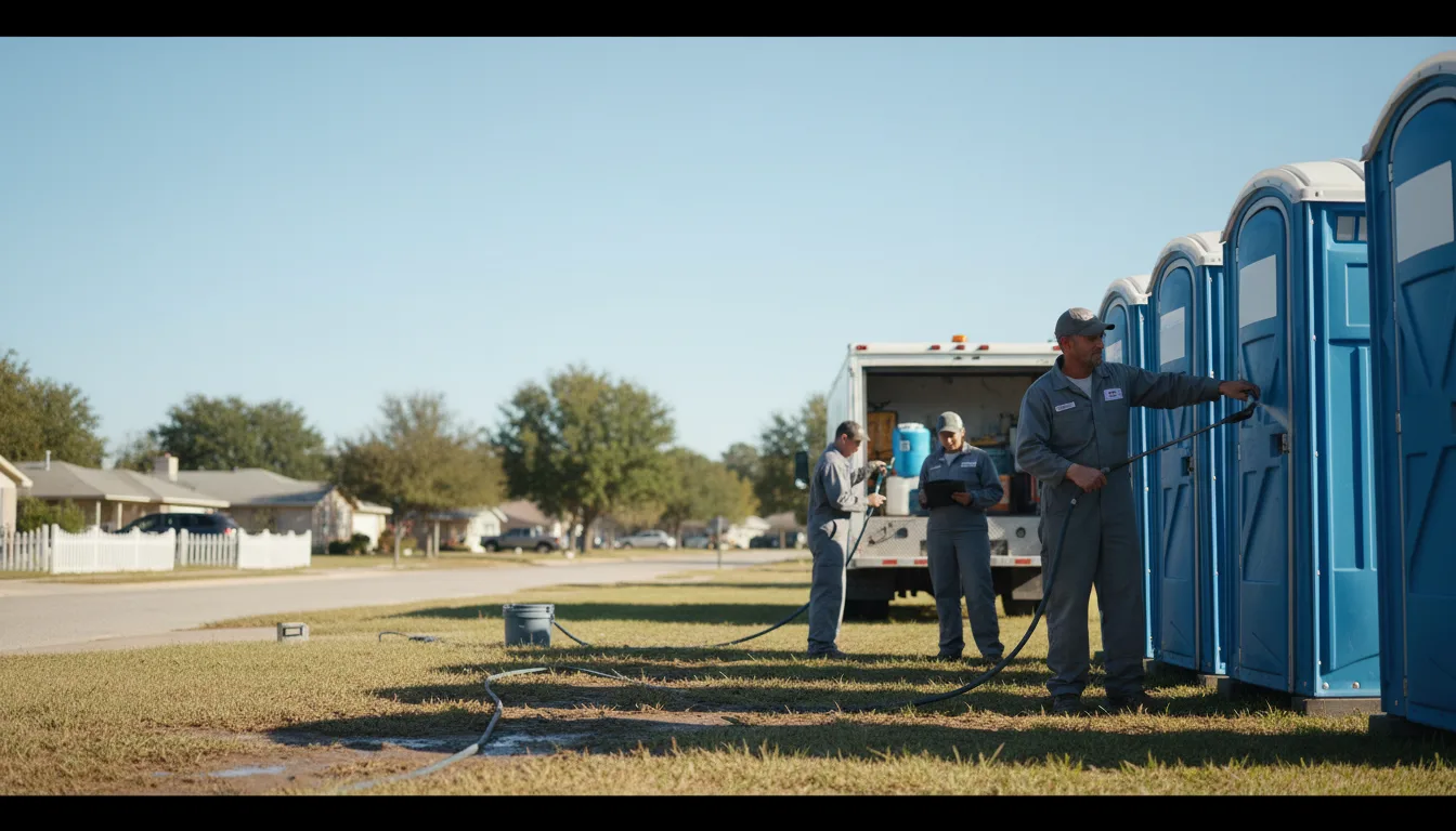 Long-Term Portable Toilet Rental in Red Oak, GA near me